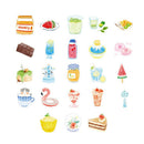 46pcs Juice Cake Watermelon DIY Diary Stickers Lables Gifts Packaging DecorA_3C