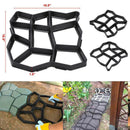 Garden Paving Pavement Mold Patio Concrete Stone Path Walk Maker Reuse,Plastic