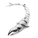 Goth Punk Novelty Stainless Steel Shark Design Bracelet Wristband Gift