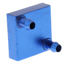 Aluminum Water Cooling Block CPU Graphics Heat Sink 40 x 40mm Radiators Up