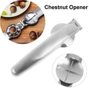 2 in 1 Stainless Steel Chestnut Clip Nut Opener Cracker Sheller Walnut Plier FT