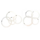 2 Packs Different Size Drum Muffler Dampening Rings Drum Set Accessoies