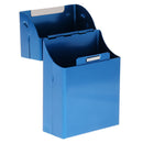 Aluminum Cigar Cigarette Box Storage Case Blue