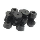 20Pcs Heathkit Radio Cabinet Case Feet Riser Black Rubber Bumpers