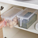 Plastic Refrigerator Fridge Organizer Bin Sugar Flour Snacks Space Savor