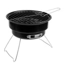 Mini Portable Round Camping Bbq Barbecue Grill Stand Stove Outdoor Camping  E6L4