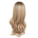 Ash Blonde High Density Temperature Synthetic Wig For Black/White Women Glu