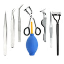 Eyelash Grafting Set Eyelash Extension For Starter Use Grafting Tweezers Set,