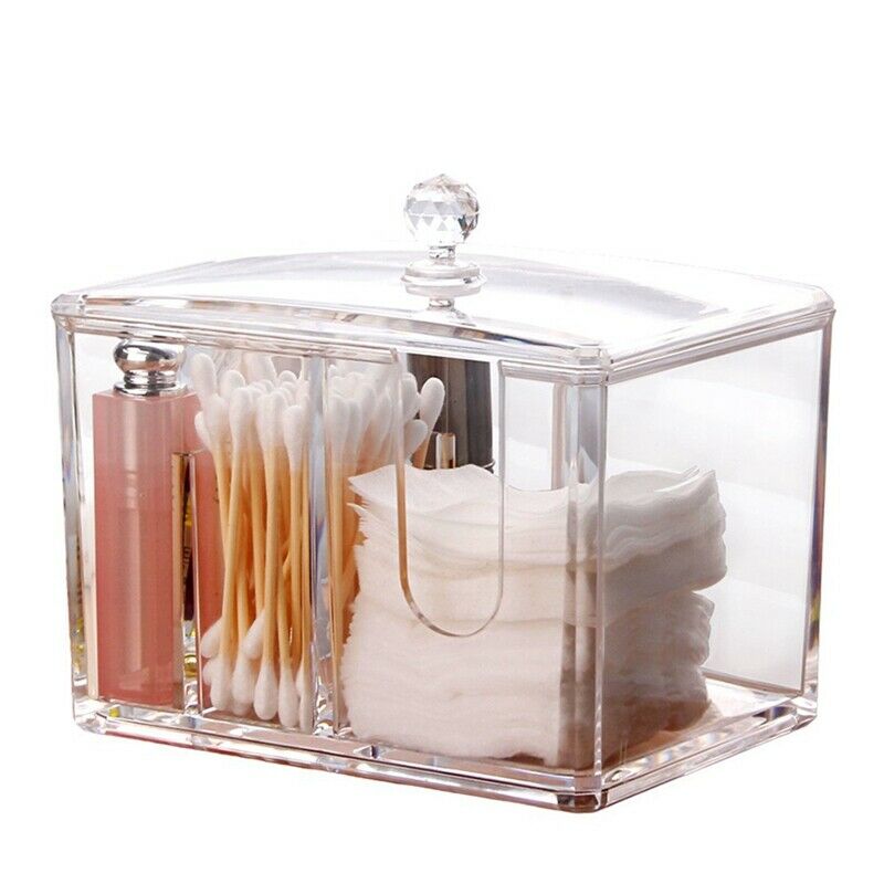 Cotton Pads Holder Makeup Organizer Cosmetics Makeup Cotton Swab Holder Cot M7Y7