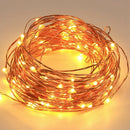Solar Power Led String Copper Wire Fairy Lights 100Leds Outdoor Holiday Chr