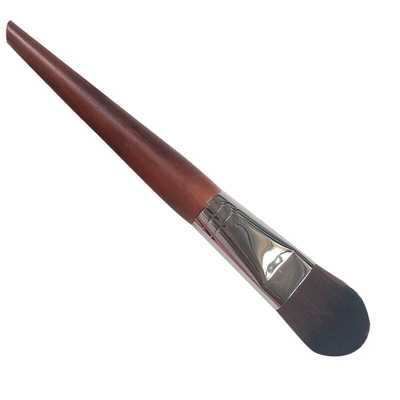 Large Soft Powder Big Blush Flame Brush Foundation Makeup Brush Wood Handle U7E1