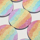 Rainbow Highlighter Shimmer Eyeshadow Palette Blusher Contour Powder Makeup LJK