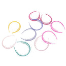 10pcs Colorful Plastic Wave Narrow Alice Hair Band Headband Hair Accessories