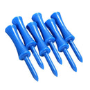 100pcs Plastic Step Down Golf Tees Graduated Castle Height Control Blue 68mm-AU