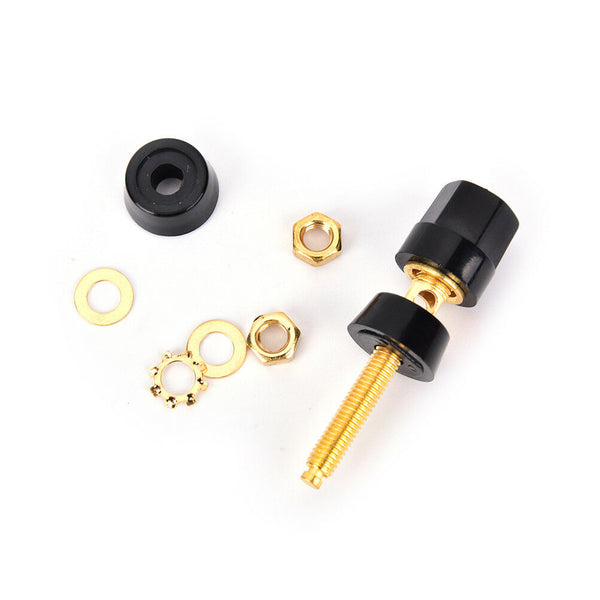2pcs/set connector amplifier terminal binding post banana speaker plug jack   Gw