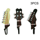 Guitar Heads Retro Home Decor Wall Mounted Multifunction Clothes Hanger