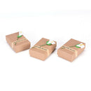 Retro Kraft Paper Jewelry Box Ring Necklace Earrings Jewelry Gift Case Elega JR