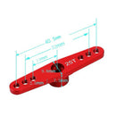 5X(25T Steering Servo Arm Horn Metal Parts Double Steering Arm For Futaba F6H5)