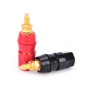 2pcs/set connector amplifier terminal binding post banana speaker plug jack   Gw