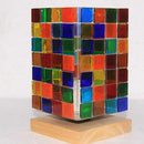 500 Pcs Vitreous Glass Mosaic Tiles for Arts DIY Multicolor,Red and Yellow