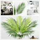 1PC Artificial Palm Leaves 50cm Green Plastic Faux Fern Cycas Home Garden Decor
