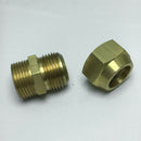 Brass 3/4" Male Adapter Connector Thread Fittings Tube with Flaring Ãâ€ 19mm