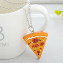 Pizza pendant necklace men women family friendship friends gift jewe JR
