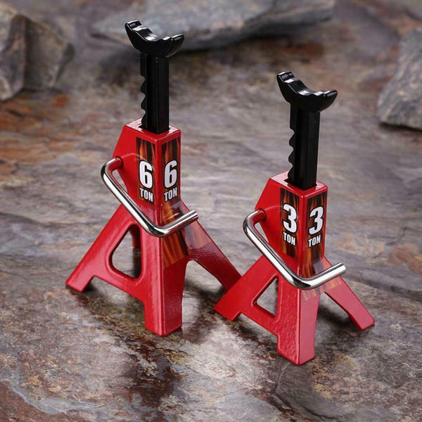 2Pcs 1/10 RC Cars Metal Jack Stands Repairing Tool 2Pcs/Set RC Crawler ClimbA1C4