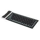 2.4G Folding Flexible Soft Mute Wireless Keyboard for Notebook Laptops