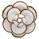 Enamel Camellia Flowers Channel Jewelry Brooches Broaches For Women Sweater