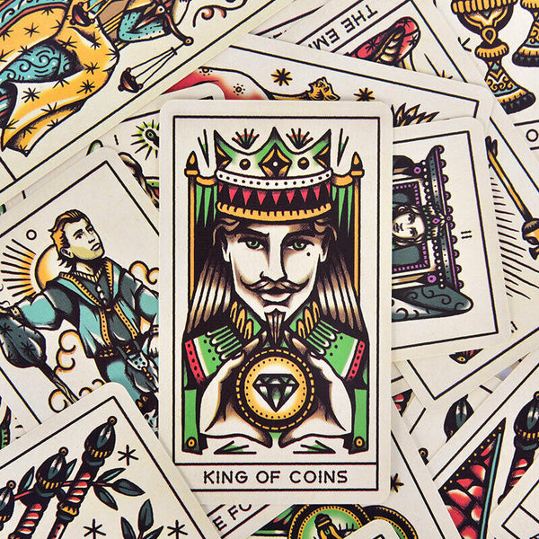 78Pcs Tattoo Tarot Ink & Intuition Deck Oracle Fun Family Party Board GamesB Hn