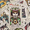 78Pcs Tattoo Tarot Ink & Intuition Deck Oracle Fun Family Party Board GamesB Hn