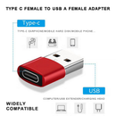 For Tablet Phone USB 3.1 Type C Female to USB A Male Converter Adapter Connector