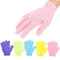 5Pair Exfoliating Body Scrub Gloves Shower Bath Mitt Loofah Skin Massage Spon Cy