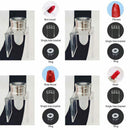 3 piece set DIY 12.1mm simple lipstick filling tube Heart-shaped silicone m