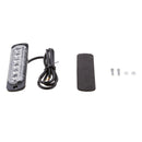 2pcs 6 LED Emergency Beacon Light Bar Hazard Strobe