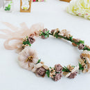 Floral Flower Party Wedding Crown Hair Wreaths Headband Hair Band Garla3C