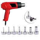 7pcs Round Nozzle for 858 Hot Wind Air Gun Welding Heat Resistant Soldering A