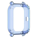 Half Pack TPU Case Cover Shell for Amazfit GTS Smartwatch (Clear Blue) A
