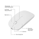 Rechargeable Bluetooth Wireless 4.0 + 2.4G Dual Mode 2 In 1 Charging Mouse