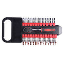 27 Pcs Sleeve Cr-V Ratchet Wrench 1/4 Wrench Tool Set Socket Sets Professio