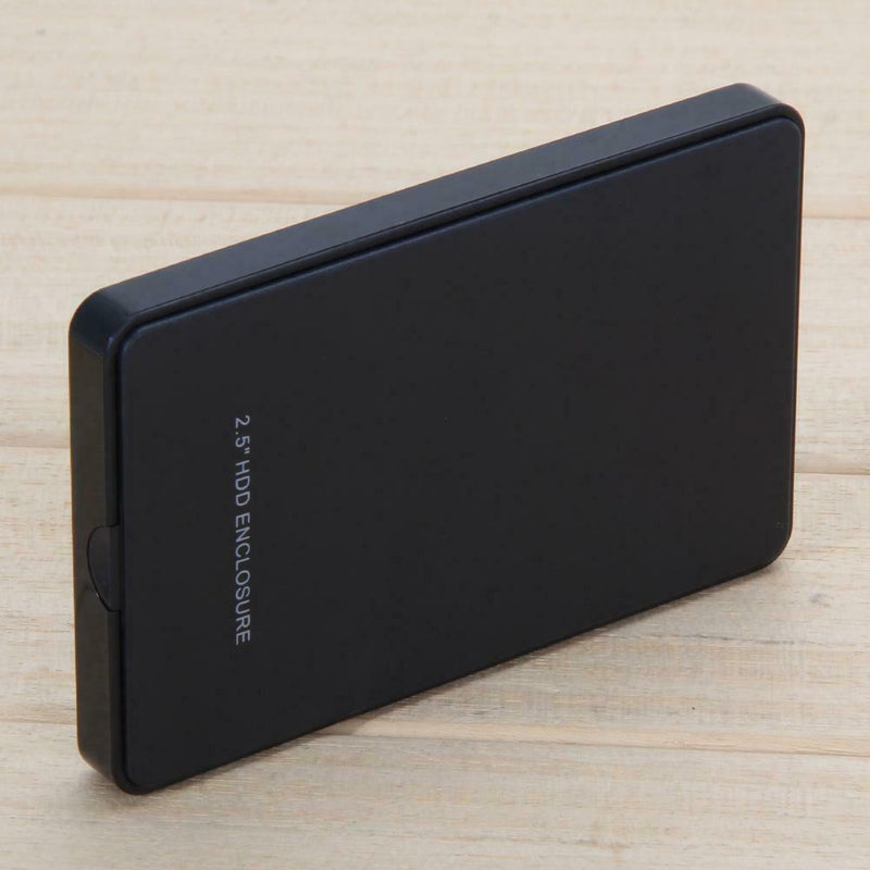 2.5in USB 3.0 SATA Hd Box HDD Hard Drive External Enclosure Case(Black)