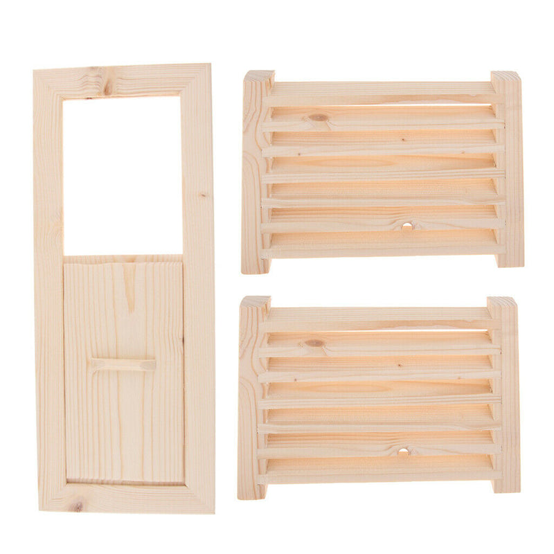 Pack of 3 Sauna Ventilation Grilles Sauna Ventilation Grilles Made of Natural