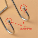 Premium 2 Pack Dual S Shaped Hooks Stainless Steel Home Office Bath Coat Ca