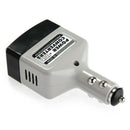USB Car Charger Adapter Converter for Mobile Lighter DC12V / 24V to 220V Bl R4T8