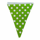 2.5m handmade Polka Dot Party Bunting Flags/Banners/Pennants Outdoor Decora