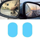 2Pcs Oval Car Auto Fog Rainproof Rearview Mirror Protect Film Accessory U8R9