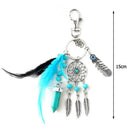 Dream Catcher Keyring Bag Hanging Pendant Decor Gift (Tassel Keychain) A