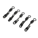5pcs Alloy Fishing Swivels Snap Connectors 0.94'' Powerful Rolling Swivels Carp