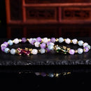 2 x Fashion Natural Amethyst Pixiu Bracelet Lucky Charms Jewelry Gift  Women Men